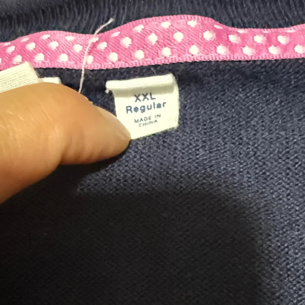 3/$10 GAP Dark Blue Kids Button Down Cardigan - Picture 2 of 7